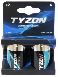 Tyzon D Super Alkaline, 2 stk.