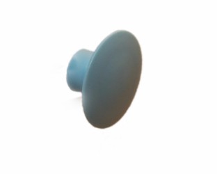 Knagg rund U-design Ø50 mm  - støvblå