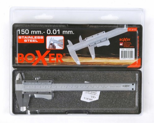 Boxer® skyvelære 0 - 150 mm rustfritt stål