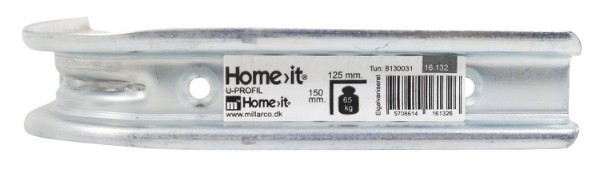 HOME It® hylleknekt med U-profil 125 x 150 mm el-galvanisert