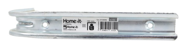 HOME It® hylleknekt med U-profil 150 x 200 mm el-galvanisert