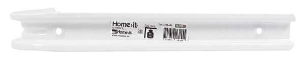 HOME It® hylleknekt med U-profil 200 x 250 mm hvit