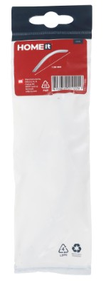 HOME It® buet bøylehåndtak 128 mm rustfritt stål 2 stk.