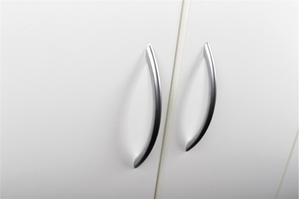 HOME It® buet bøylehåndtak 128 mm rustfritt stål 2 stk.