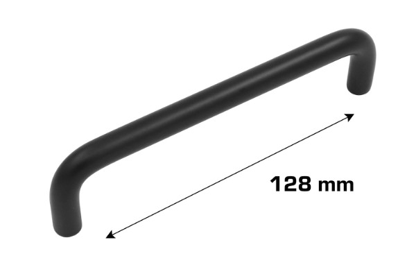 HOME It® U-bøylehåndtak 128 x 30 mm mattsvart 2 stk.