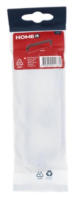 HOME It® U-bøylehåndtak 128 x 30 mm mattsvart 2 stk.