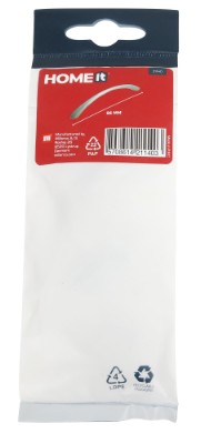 HOME It® buet bøylehåndtak 96 x 30 mm rustfritt stål. 2 stk.