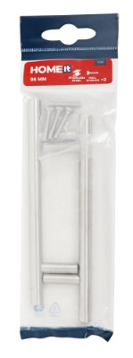 HOME It® T-bøylehåndtak 96 x 35 mm aluminium 2 stk.