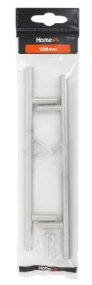 HOME It® T-bøylehåndtak 128 x 30 mm aluminium 2 stk.
