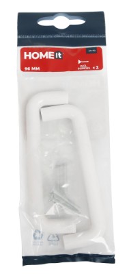 HOME It® 96 x 30 mm hvit / plast 2 stk.