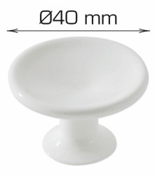 HOME It® møbelknott Ø40 x 30 mm hvit plast