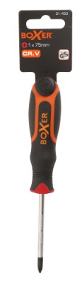 Boxer® skrutrekker med 2-komponents håndtak PH1 x 75 mm.