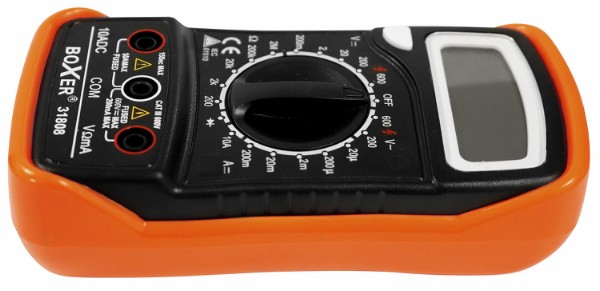 Boxer® digitalt multimeter 0-600 V AC/DC