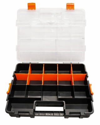 Boxer® sortimentsboks med 15 rom 37,4 × 29,4 × 6,6 cm 2-pk