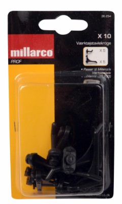Millarco® verktøykroker 10 stk. assortert