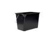 Kvadratisk malerrullebøtte med tut 8 liter, svart