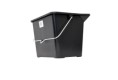 Kvadratisk malerrullebøtte med tut 8 liter, svart