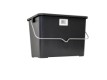 Kvadratisk malerrullebøtte med tut 8 liter, svart