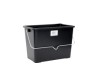 Kvadratisk malerrullebøtte med tut 8 liter, svart