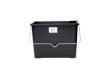 Kvadratisk malerrullebøtte med tut 8 liter, svart