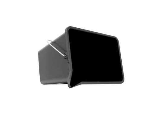 Kvadratisk malerrullebøtte med tut 8 liter, svart