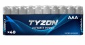 Tyzon alkaliske AAA-batterier 40-pk