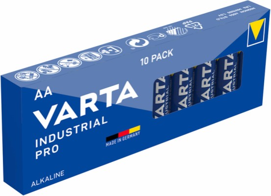 Varta Industrial High Energy-batterier AA -10-pk