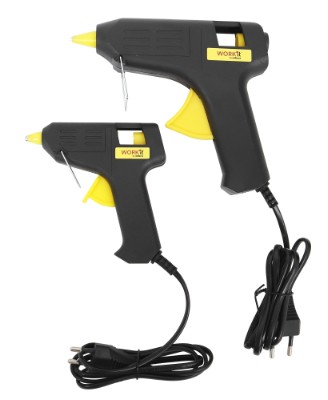 WORK It® limpistolsett, 10 W og 50 W med 2×10 limstifter