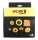 WORK It® børstesett til bormaskin, 8 deler