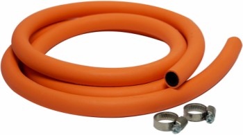 Cozze® slange til regulator, 2,0 m og 2 x strammebånd til slangestuss