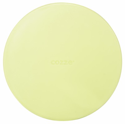 Cozze® pizzabrett i plast Ø350x10 mm lysegrønt