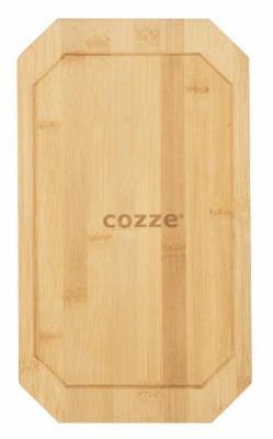 Cozze® vendbar støpejernspanne med bordskåner 165 x 330 mm
