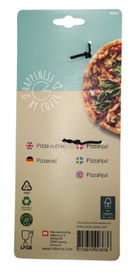 Cozze® pizzahjul med softgrip Ø100 mm