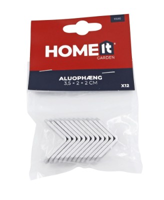 HOME It® aluminiumsoppheng til drivhus 12 stk.