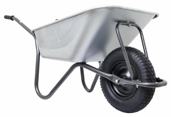 Home it® murertrillebår med luftgummihjul og hammerlakk 110 liter