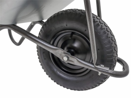 Home it® murertrillebår med luftgummihjul og hammerlakk 110 liter