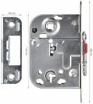 Home>it® låskasse innendørs med 1 nøkkel og skruer elforsink