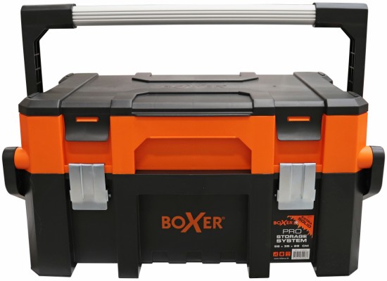 Boxer® kraftig verktøykasse med aluminiumshåndtak 58 x 35,4 x 28,6 cm