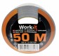 Work>it® gaffatape 50 mm × 50 meter grå