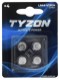 Tyzon LR44/ V13GA alkaliske batterier 4-pk