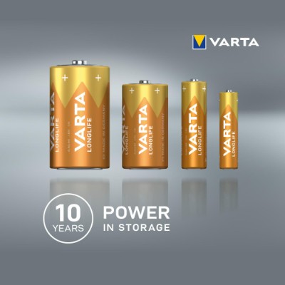 Varta Longlife-batterier AA - 4-pk