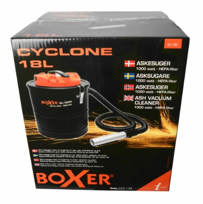 Boxer® syklon-askesuger med HEPA-filter 18 liter med motor 1000 watt