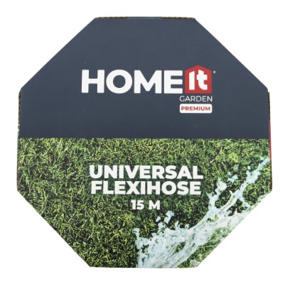 Green>it plus® universal flex-vannslange med kobling 15 meter lateks