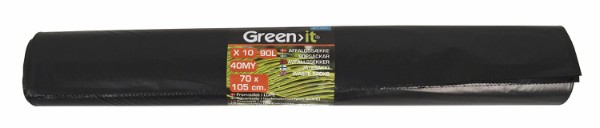 Green>it® avfallssekk 40 my 90 liter svart