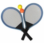 Play>it® jumbotennis med racketer og baller